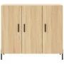 Aparador de madera de ingeniería roble Sonoma 90x34x80 cm von , Sideboards - Ref: Foro24-828119, Preis: 92,63 €, Rabatt: %