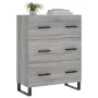 Aparador de madera de ingeniería gris Sonoma 69,5x34x90 cm de , Aparadores - Ref: Foro24-827882, Precio: 109,63 €, Descuento: %