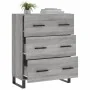 Aparador de madera de ingeniería gris Sonoma 69,5x34x90 cm de , Aparadores - Ref: Foro24-827882, Precio: 109,63 €, Descuento: %
