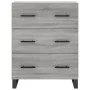 Aparador de madera de ingeniería gris Sonoma 69,5x34x90 cm de , Aparadores - Ref: Foro24-827882, Precio: 109,63 €, Descuento: %