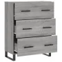 Aparador de madera de ingeniería gris Sonoma 69,5x34x90 cm de , Aparadores - Ref: Foro24-827882, Precio: 109,63 €, Descuento: %