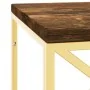 Mesa de centro acero inoxidable y madera maciza reciclada de , Mesas de centro - Ref: Foro24-349966, Precio: 102,25 €, Descue...