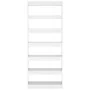 Estantería/divisor madera ingeniería blanco brillo 80x30x198 cm de , Librerías y estanterías - Ref: Foro24-811733, Precio: 13...