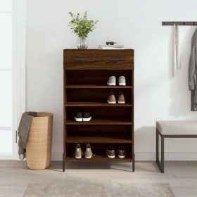 Zapatero madera de ingeniería roble marrón 60x35x105 cm by , Closets and storage - Ref: Foro24-829627, Price: 60,57 €, Discou...