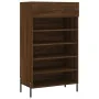 Zapatero madera de ingeniería roble marrón 60x35x105 cm by , Closets and storage - Ref: Foro24-829627, Price: 60,57 €, Discou...