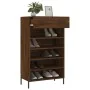 Zapatero madera de ingeniería roble marrón 60x35x105 cm by , Closets and storage - Ref: Foro24-829627, Price: 60,57 €, Discou...