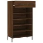 Zapatero madera de ingeniería roble marrón 60x35x105 cm by , Closets and storage - Ref: Foro24-829627, Price: 60,57 €, Discou...