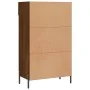 Zapatero madera de ingeniería roble marrón 60x35x105 cm by , Closets and storage - Ref: Foro24-829627, Price: 60,57 €, Discou...