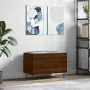 Mueble discos madera contrachapada roble marrón 74,5x38x48 cm by , CD and DVD storage - Ref: Foro24-831731, Price: 36,77 €, D...