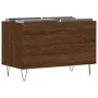 Mueble discos madera contrachapada roble marrón 74,5x38x48 cm by , CD and DVD storage - Ref: Foro24-831731, Price: 36,77 €, D...