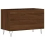 Mueble discos madera contrachapada roble marrón 74,5x38x48 cm by , CD and DVD storage - Ref: Foro24-831731, Price: 36,77 €, D...