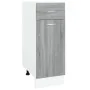 Armario bajo de cocina “Lyon” madera de ingeniería gris by , Kitchen cabinets - Ref: Foro24-815568, Price: 72,71 €, Discount: %