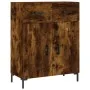 Aparador de madera de ingeniería roble ahumado 69,5x34x90 cm von , Sideboards - Ref: Foro24-827985, Preis: 87,95 €, Rabatt: %