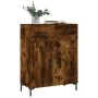 Aparador de madera de ingeniería roble ahumado 69,5x34x90 cm von , Sideboards - Ref: Foro24-827985, Preis: 87,95 €, Rabatt: %