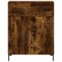 Aparador de madera de ingeniería roble ahumado 69,5x34x90 cm von , Sideboards - Ref: Foro24-827985, Preis: 87,95 €, Rabatt: %