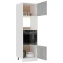 Armario de microondas “Lyon” contrachapada gris Sonoma de , Armarios de cocina - Ref: Foro24-815604, Precio: 186,55 €, Descue...