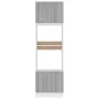 Armario de microondas “Lyon” contrachapada gris Sonoma de , Armarios de cocina - Ref: Foro24-815604, Precio: 186,55 €, Descue...