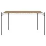 Toldo acero y tela gris taupe 4x3 m 180 g/m² by , Tents and gazebos - Ref: Foro24-362396, Price: 200,57 €, Discount: %