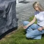 Madison Funda para muebles de jardín 200 cm redonda gris by , Garden furniture covers - Ref: Foro24-423683, Price: 75,38 €, D...