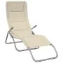 Tumbona plegable 2 uds textilene acero con recubrimiento crema by , Loungers - Ref: Foro24-360173, Price: 182,23 €, Discount: %
