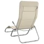 Tumbona plegable 2 uds textilene acero con recubrimiento crema by , Loungers - Ref: Foro24-360173, Price: 182,23 €, Discount: %