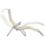 Tumbona plegable 2 uds textilene acero con recubrimiento crema by , Loungers - Ref: Foro24-360173, Price: 182,23 €, Discount: %