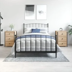Mesitas noche 2 uds madera ingeniería roble Sonoma 40x36x60 cm by , Nightstands - Ref: Foro24-825996, Price: 127,06 €, Discou...
