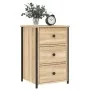 Mesitas noche 2 uds madera ingeniería roble Sonoma 40x36x60 cm by , Nightstands - Ref: Foro24-825996, Price: 127,05 €, Discou...