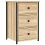 Mesitas noche 2 uds madera ingeniería roble Sonoma 40x36x60 cm by , Nightstands - Ref: Foro24-825996, Price: 127,05 €, Discou...