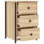 Mesitas noche 2 uds madera ingeniería roble Sonoma 40x36x60 cm by , Nightstands - Ref: Foro24-825996, Price: 127,05 €, Discou...
