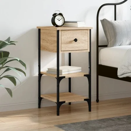 Mesita de noche madera de ingeniería roble Sonoma 34x36x70 cm von , Nachttische - Ref: Foro24-825975, Preis: 58,60 €, Rabatt: %