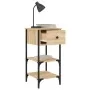 Mesita de noche madera de ingeniería roble Sonoma 34x36x70 cm von , Nachttische - Ref: Foro24-825975, Preis: 58,60 €, Rabatt: %