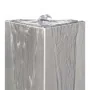 Fuente de jardín de acero inoxidable plateado 37,7x32,6x110 cm von , Brunnen und Wasserfälle - Ref: Foro24-48094, Preis: 526,...