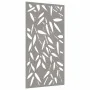 Adorno de pared jardín acero corten diseño hoja bambú 105x55 cm de , Carteles, copias y arte visual - Ref: Foro24-824483, Pre...