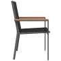 Sillas de jardín 2 uds textilene y acero negro 55x61,5x90 cm von , Gartenstühle - Ref: Foro24-364099, Preis: 121,10 €, Rabatt: %