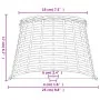Pantalla para lámpara mimbre blanco Ø25x17 cm von , Lampenschirme - Ref: Foro24-364382, Preis: 19,02 €, Rabatt: %