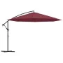 Sombrilla voladiza con poste de aluminio rojo burdeos 350 cm von , Sonnenschirme - Ref: Foro24-44507, Preis: 119,83 €, Rabatt: %