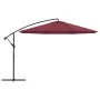 Sombrilla voladiza con poste de aluminio rojo burdeos 350 cm von , Sonnenschirme - Ref: Foro24-44507, Preis: 119,83 €, Rabatt: %