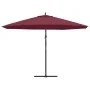 Sombrilla voladiza con poste de aluminio rojo burdeos 350 cm von , Sonnenschirme - Ref: Foro24-44507, Preis: 119,83 €, Rabatt: %