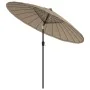 Sombrilla de jardín con palo de aluminio taupe 270 cm de , Sombrillas - Ref: Foro24-47307, Precio: 79,90 €, Descuento: %