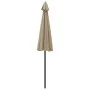 Sombrilla de jardín con palo de aluminio taupe 270 cm de , Sombrillas - Ref: Foro24-47307, Precio: 79,90 €, Descuento: %