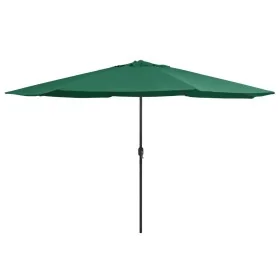 Sombrilla de jardín con palo de metal verde 390 cm by , Umbrellas - Ref: Foro24-47379, Price: 80,05 €, Discount: %