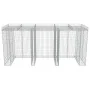 Muro de gaviones para contenedor de basura acero 270x100x130 cm von , Halterungen für Abfallbehälter - Ref: Foro24-143606, Pr...
