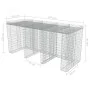 Muro de gaviones para contenedor de basura acero 270x100x130 cm von , Halterungen für Abfallbehälter - Ref: Foro24-143606, Pr...