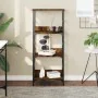 Estantería de madera ingeniería roble ahumado 50x33x117,5 cm von , Bücherregale und Regale - Ref: Foro24-835271, Preis: 52,80...
