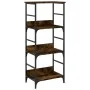 Estantería de madera ingeniería roble ahumado 50x33x117,5 cm von , Bücherregale und Regale - Ref: Foro24-835271, Preis: 52,80...