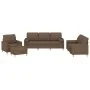 Juego de sofás con cojines 4 piezas tela marrón by , Sofas - Ref: Foro24-3201269, Price: 663,98 €, Discount: %