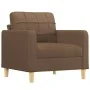 Juego de sofás con cojines 4 piezas tela marrón by , Sofas - Ref: Foro24-3201269, Price: 663,98 €, Discount: %