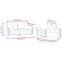 Juego de sofás con cojines 2 piezas terciopelo negro von , Sofas - Ref: Foro24-3202235, Preis: 500,37 €, Rabatt: %