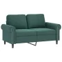 Juego de sofás con cojines 3 piezas terciopelo verde oscuro von , Sofas - Ref: Foro24-3202242, Preis: 606,11 €, Rabatt: %